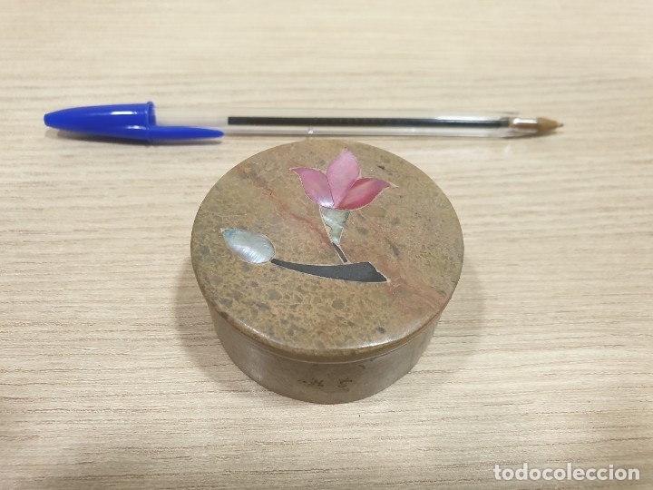 Cajas y cajitas met&aacute;licas: CAJITA DE MARMOLINA FABRICADA EN INDIA