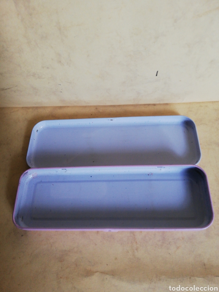 Cajas y cajitas met&aacute;licas: Caja infantil para lapiceros - Foto 2