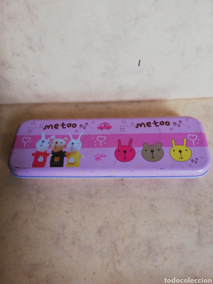 Cajas y cajitas met&aacute;licas: Caja infantil para lapiceros - Foto 1