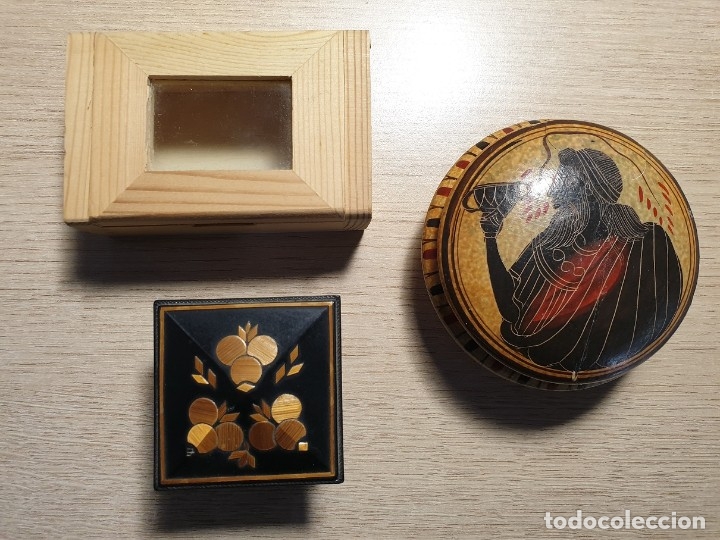 Cajas y cajitas met&aacute;licas: LOTE DE TRES CAJITAS - Foto 1