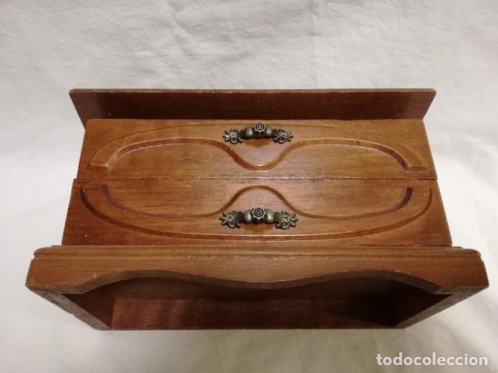 Cajas y cajitas met&aacute;licas: CAJA / COFRE / JOYERO DE MADERA - Foto 14