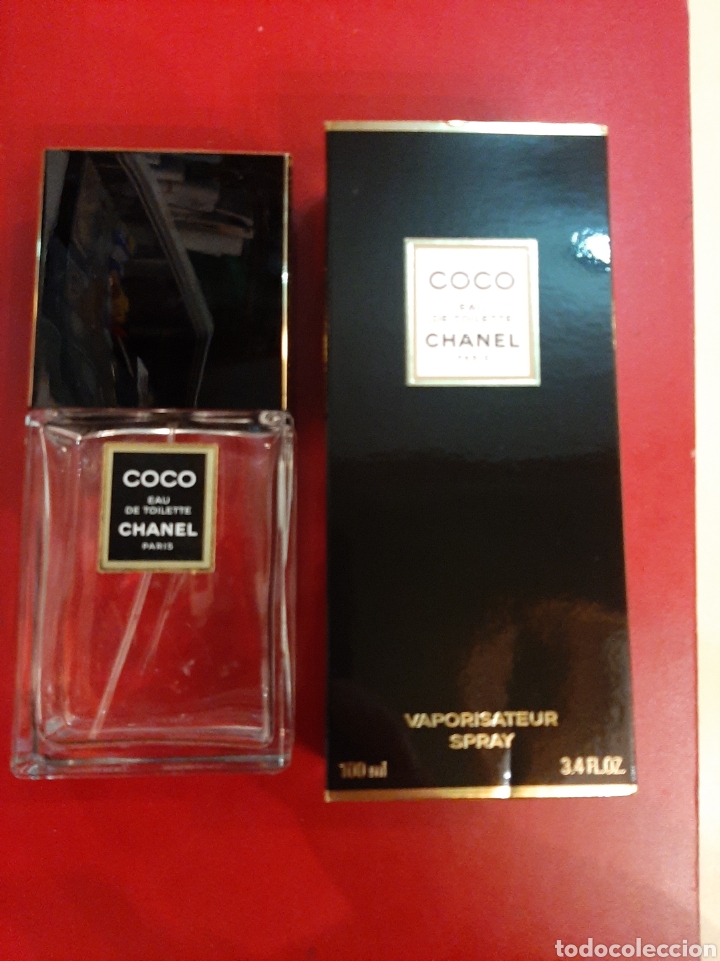 Bo&icirc;tes et petites bo&icirc;tes m&eacute;talliques: Perfume Coco Chanel Paris vacio 100 ml