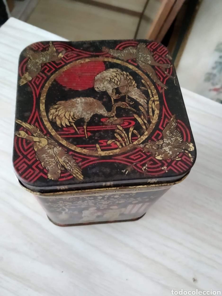 Cajas y cajitas met&aacute;licas: Caja de te hojalata - Foto 2