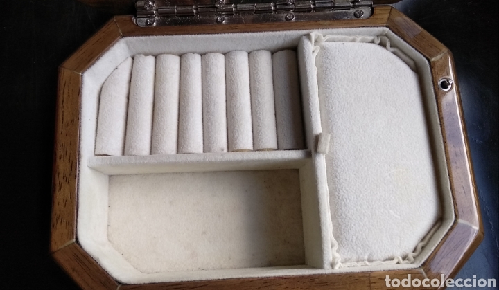 Cajas y cajitas met&aacute;licas: JOYERO MUSICAL ,,MADERA Y PLATA - Foto 10
