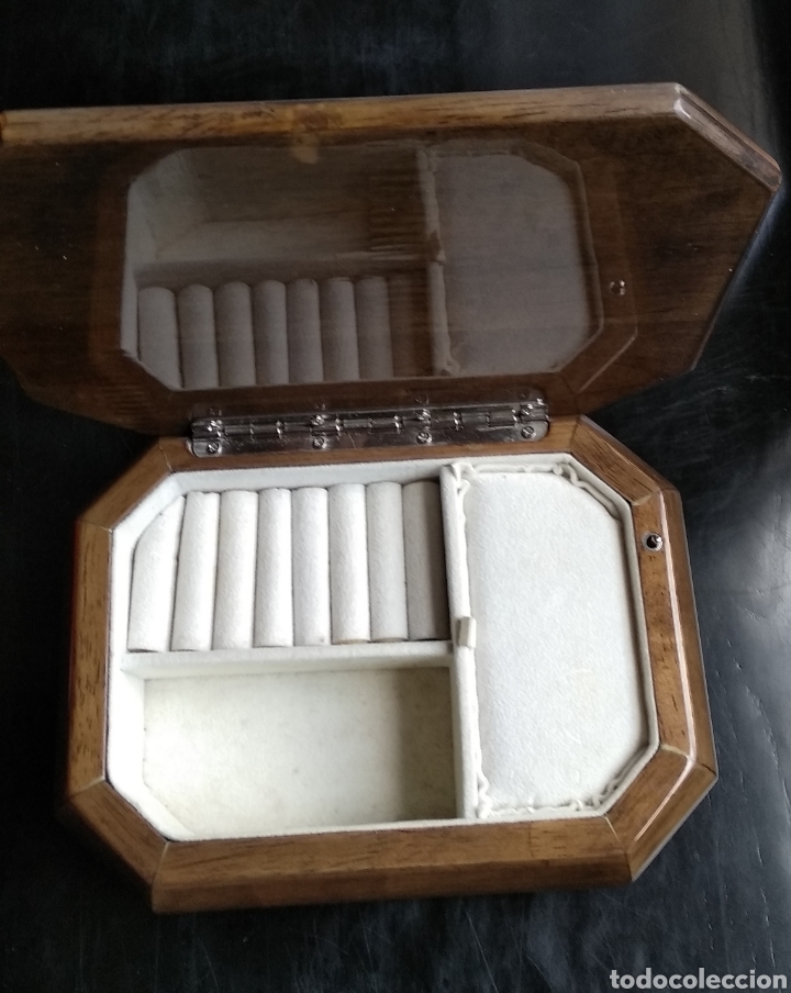 Cajas y cajitas met&aacute;licas: JOYERO MUSICAL ,,MADERA Y PLATA - Foto 14