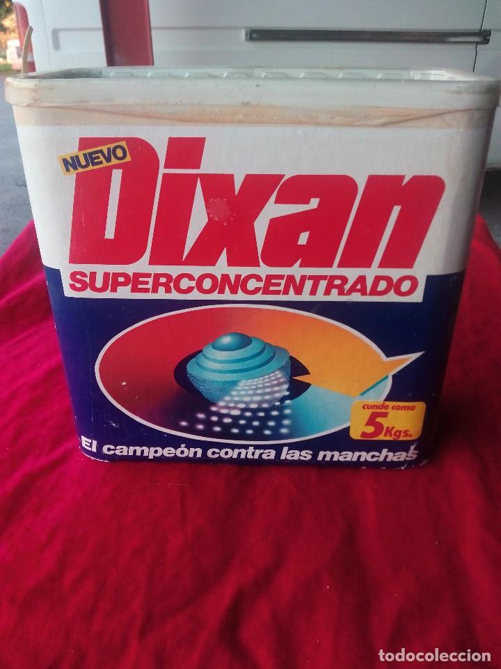 Cajas y cajitas met&aacute;licas: CAJA DETERGENTE DIXAN VACIA - Foto 1