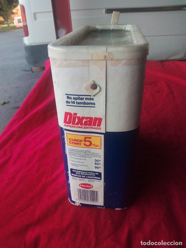 Cajas y cajitas met&aacute;licas: CAJA DETERGENTE DIXAN VACIA - Foto 3