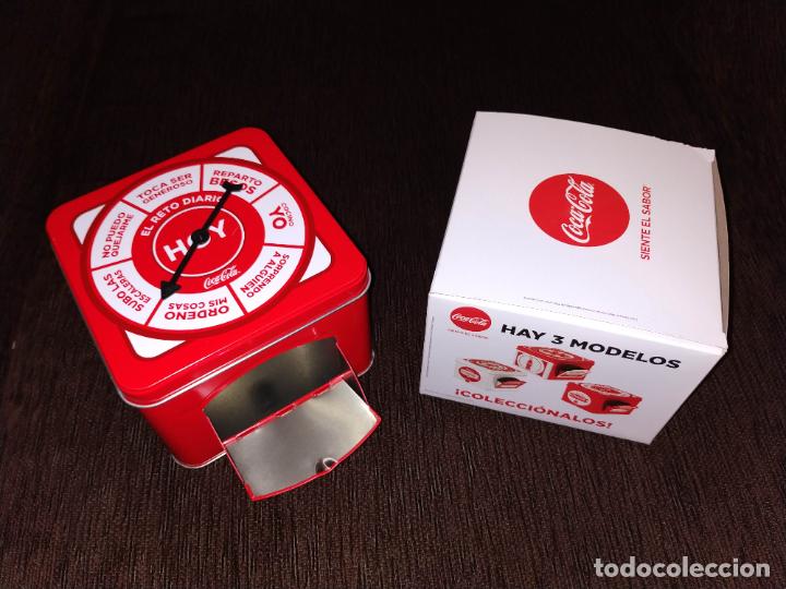 Cajas y cajitas met&aacute;licas: COCA COLA - Caja Met&aacute;lica con Ruleta y Caj&oacute;n. En caja, a estrenar.