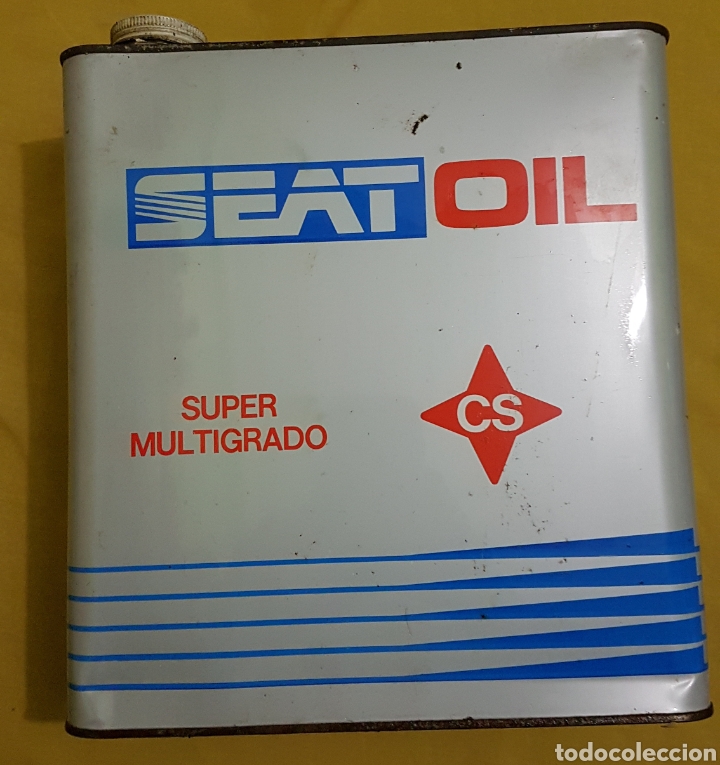 Cajas y cajitas met&aacute;licas: Lata aceite Seat CS 5 litros