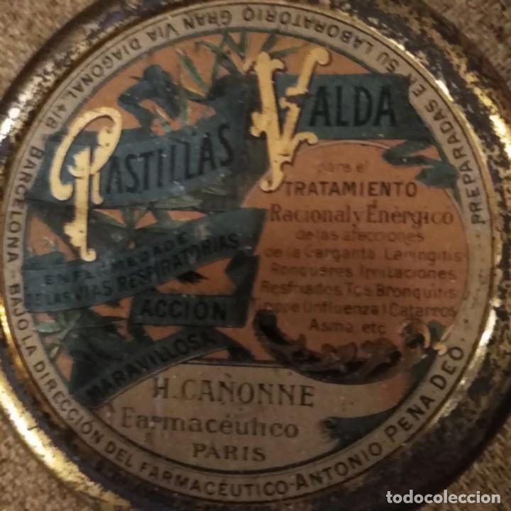 Cajas y cajitas met&aacute;licas: Antiguas PASTILLAS VALDA - Foto 3