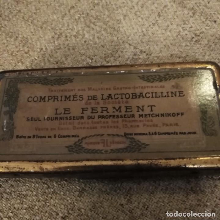 Cajas y cajitas met&aacute;licas: Caja de Comprimes de Lactobacilline, Le Ferment - Foto 1