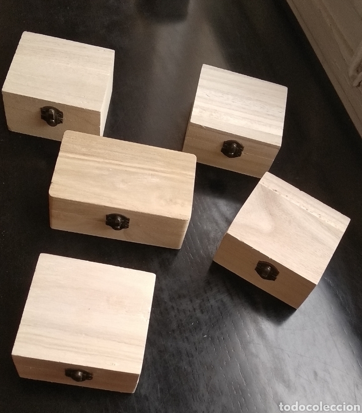Cajas y cajitas met&aacute;licas: Lote de 5 cajitas - Foto 3