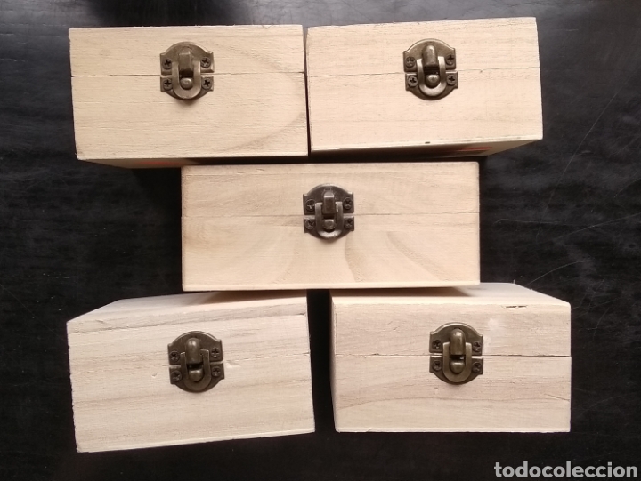 Cajas y cajitas met&aacute;licas: Lote de 5 cajitas - Foto 4