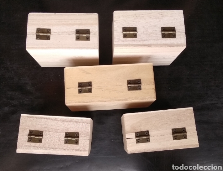 Cajas y cajitas met&aacute;licas: Lote de 5 cajitas - Foto 5