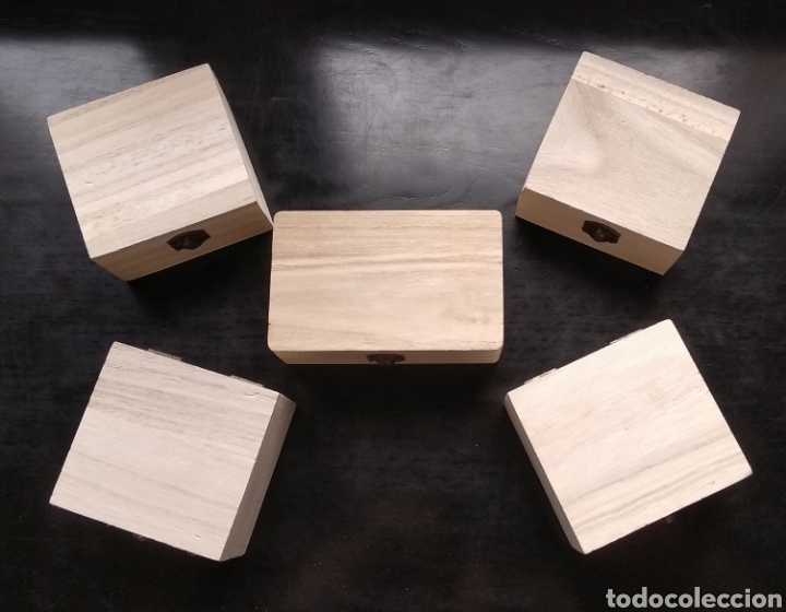 Cajas y cajitas met&aacute;licas: Lote de 5 cajitas - Foto 1