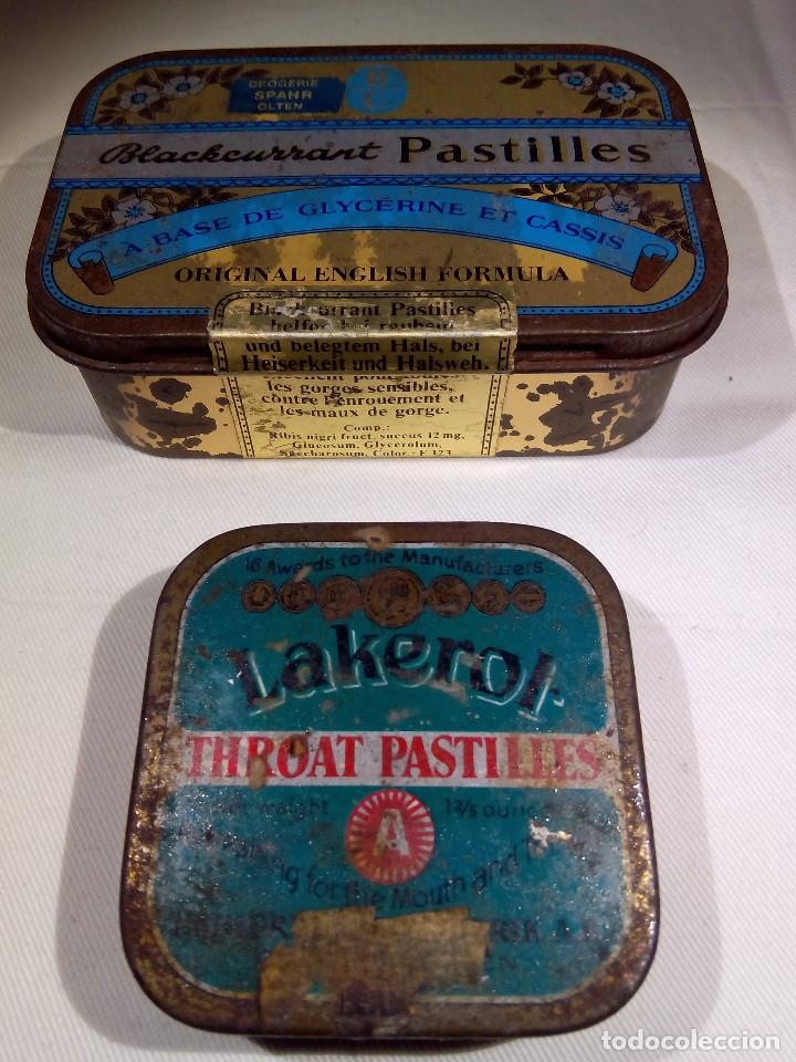 Cajas y cajitas met&aacute;licas: 2 CAJAS DE PASTILLAS LAKEROL Y BLACKCURRANT - Foto 16