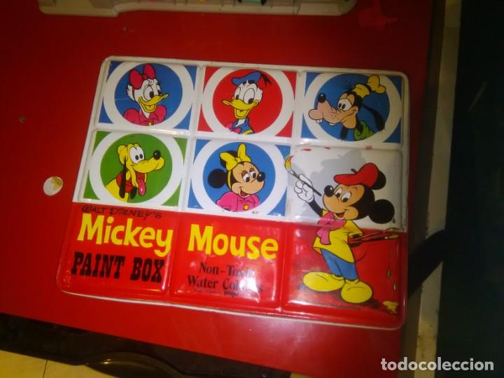 Cajas y cajitas met&aacute;licas: Caja acuarelas de micky - Foto 1