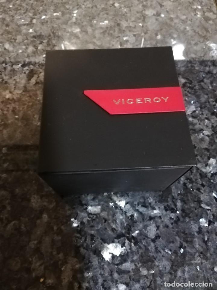 Cajas y cajitas met&aacute;licas: C H- Caja vac&iacute;a de reloj Viceroy con librito de instrucciones.