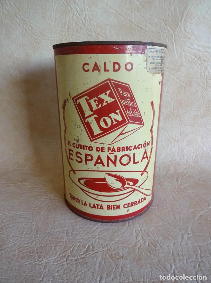 Boxes and metal boxes: bote metalico cubitos de caldo texton 20 cm x 14 cm 500 cubitos barcelona