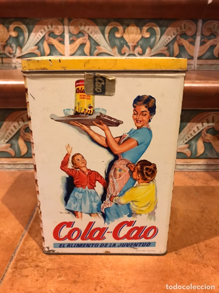 Cajas y cajitas met&aacute;licas: Lata cola cao garbanzos