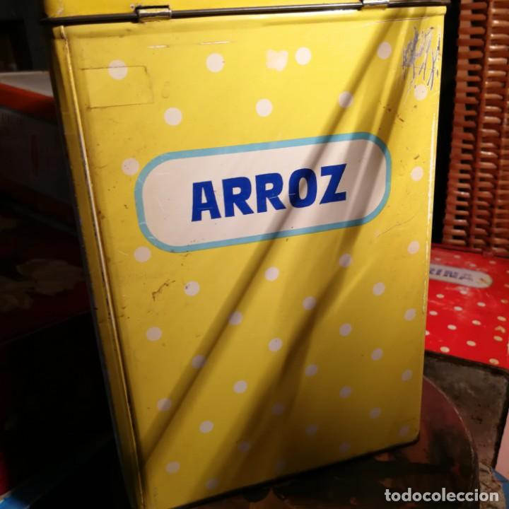 Cajas y cajitas met&aacute;licas: CAJA METALICA MI ARROZ COLA-CAO A&Ntilde;OS 70