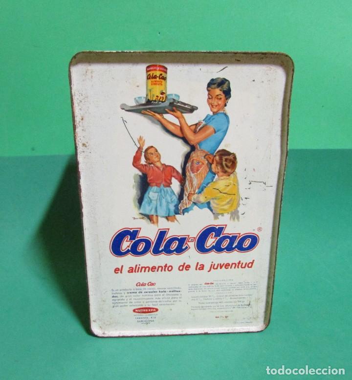 Cajas y cajitas met&aacute;licas: COLA-CAO ANTIGUA CAJA SEGUN DESCRIPCION E IMAGENES