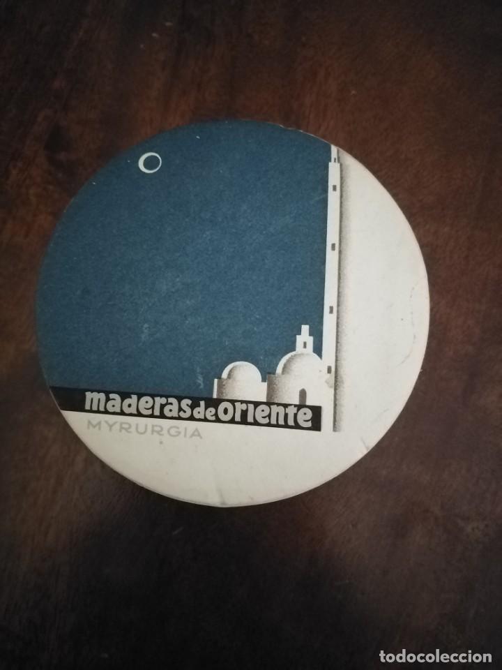 Cajas y cajitas met&aacute;licas: Caja de Maderas de Oriente. Polvos sin abrir. - Foto 1