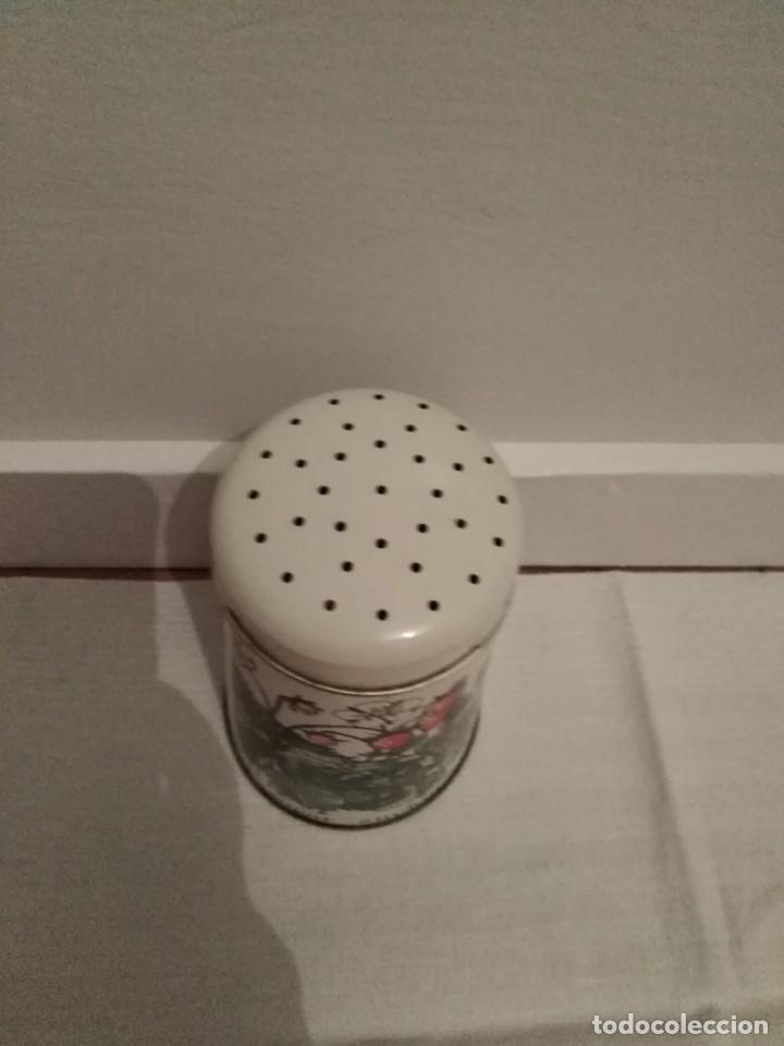 Cajas y cajitas met&aacute;licas: Antigua lata de az&uacute;car regency ware - Foto 3