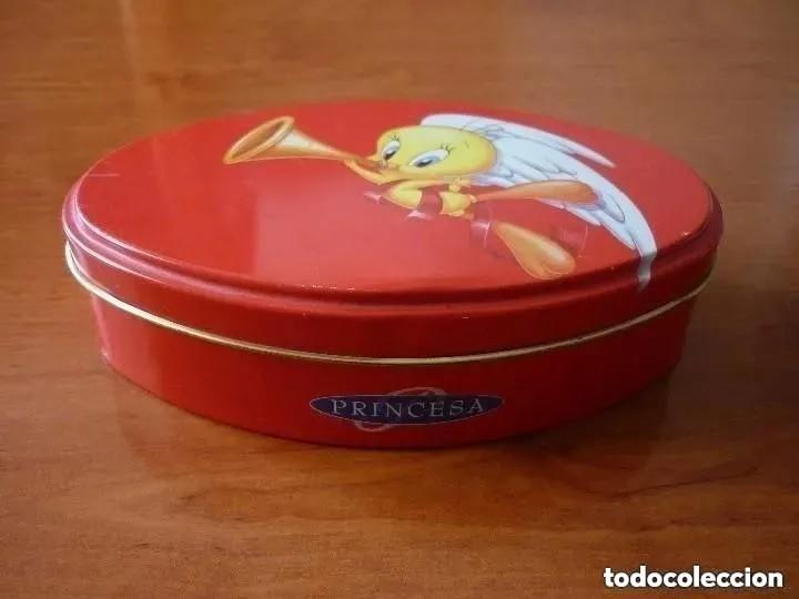 Blechdosen und Kisten: CAJA DE LENCER&Iacute;A PRINCESA CON DIBUJO DE PIOL&Iacute;N.