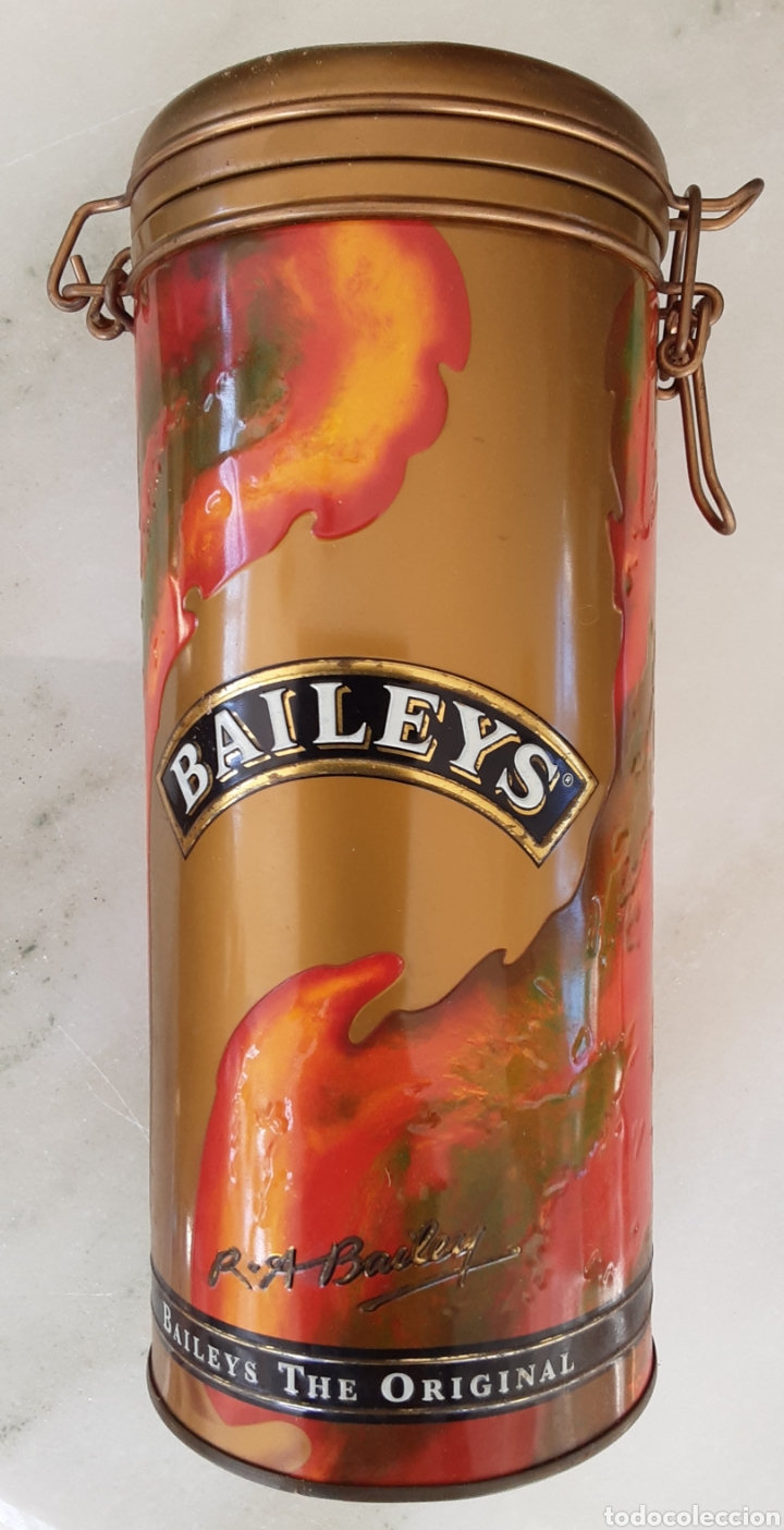 Cajas y cajitas met&aacute;licas: Lata Baileys edici&oacute;n limitada a&ntilde;o 1995