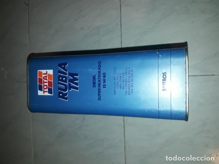 Cajas y cajitas met&aacute;licas: LATA TOTAL RUBIA TM DIESEL 5L