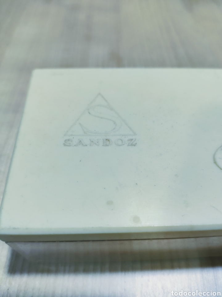 Cajas y cajitas met&aacute;licas: Caja Optalidon. Sandoz - Foto 2