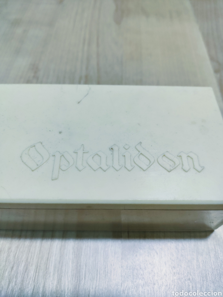Cajas y cajitas met&aacute;licas: Caja Optalidon. Sandoz - Foto 3
