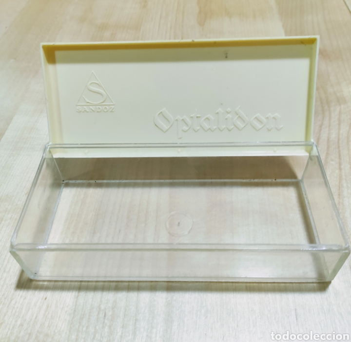 Cajas y cajitas met&aacute;licas: Caja Optalidon. Sandoz - Foto 1