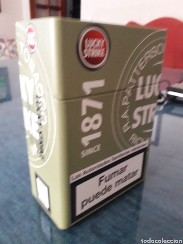 Casse e cassette metalliche: CAJA MET&Aacute;LICA TABACO LUCKI STRIKE
