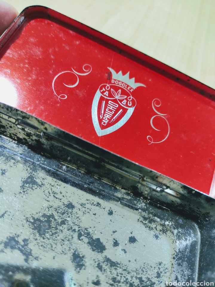 Cajas y cajitas met&aacute;licas: Lata puntitos Caprichos Tabu - Foto 4