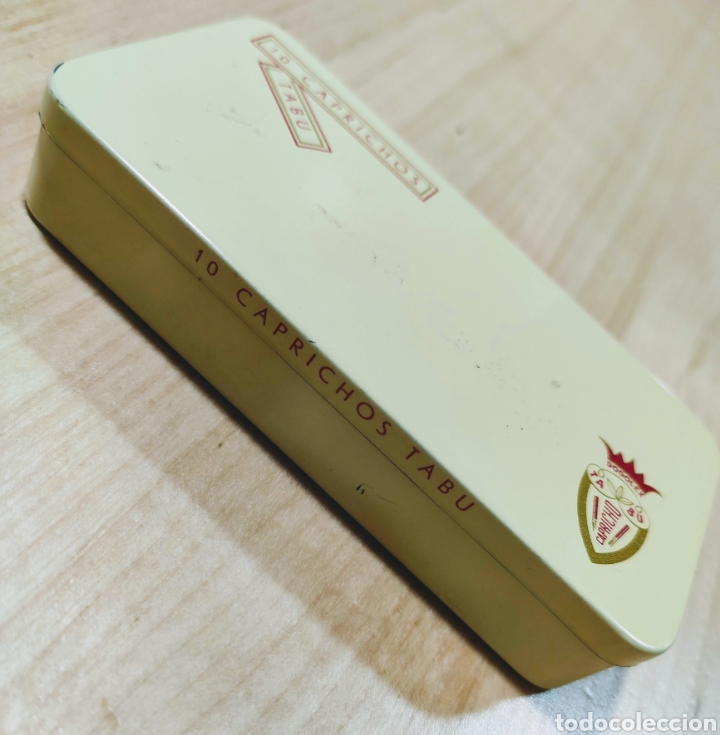 Cajas y cajitas met&aacute;licas: Lata puntitos Caprichos Tabu - Foto 1