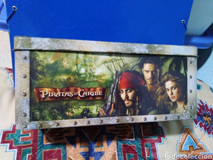 Cajas y cajitas met&aacute;licas: Caja rectangular piratas del caribe - Foto 1