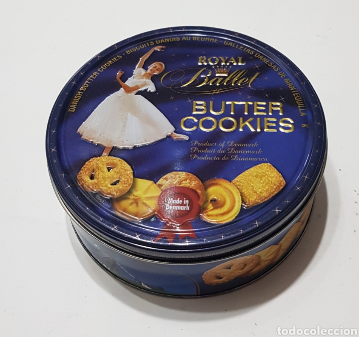 Casse e cassette metalliche: Caja metal galletas - royal ballet - 12 cm diametro - car176