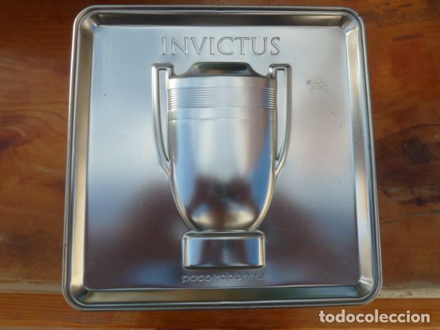 Cajas y cajitas met&aacute;licas: Caja, estuche metal colonia Invictus Paco Rabanne