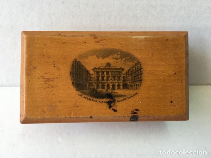 Cajas y cajitas met&aacute;licas: ANTIGUA CAJA DE MADERA - Foto 3