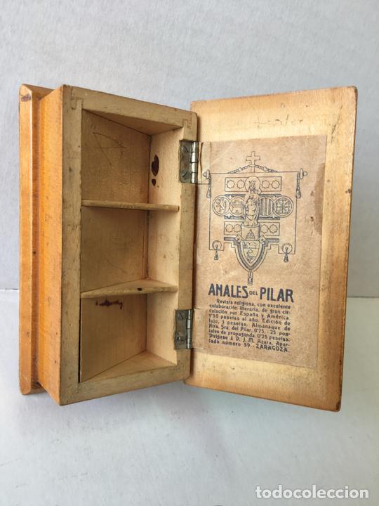 Cajas y cajitas met&aacute;licas: ANTIGUA CAJA DE MADERA - Foto 4