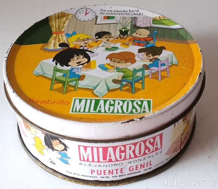 Casse e cassette metalliche: CAJA MET&Aacute;LICA MEMBRILLO MILAGROSA *** FAMILIA TELERIN