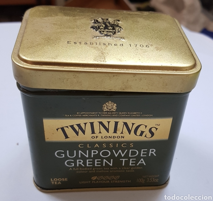 Casse e cassette metalliche: Lata te verde vacia - twinings - car182