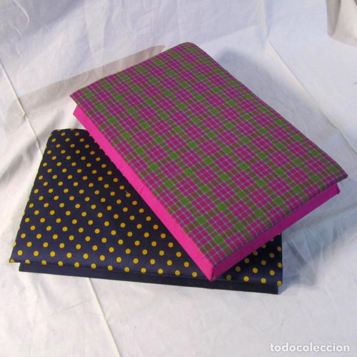 Casse e cassette metalliche: Dos antiguas cajas de bombones Nestl&eacute; de cart&oacute;n forrado de tela