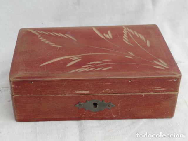 Cajas y cajitas met&aacute;licas: CAJA JOYERO DE MADERA. - Foto 1