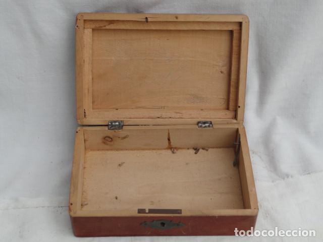 Cajas y cajitas met&aacute;licas: CAJA JOYERO DE MADERA. - Foto 3