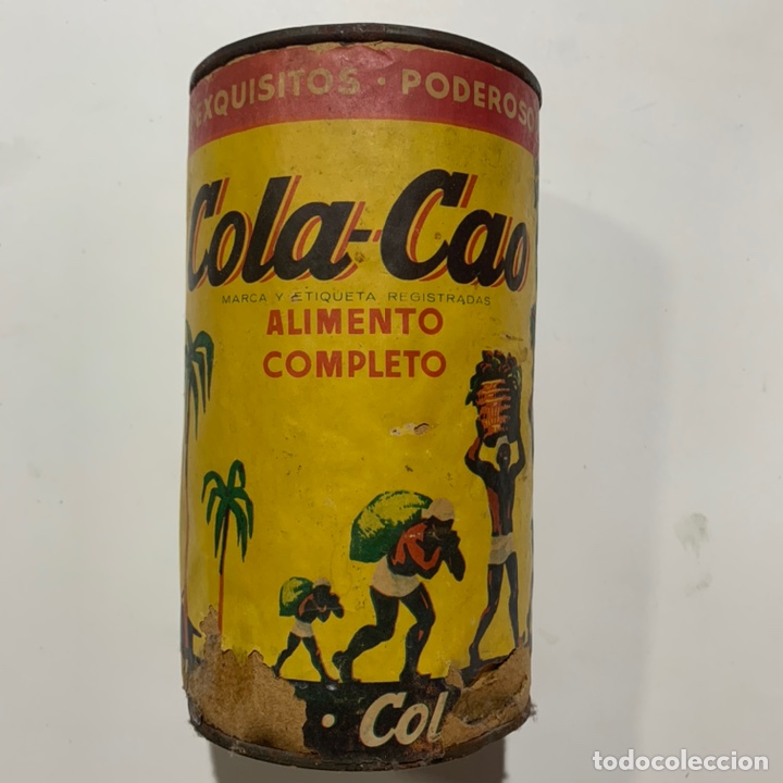 Cajas y cajitas met&aacute;licas: Antiguo bote tarro de cola-cao Nutrexpa a&ntilde;os 60
