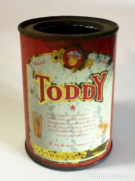 Boxes and metal boxes: Lata alimento concentrado Toddy 170 gramos (sin tapa)