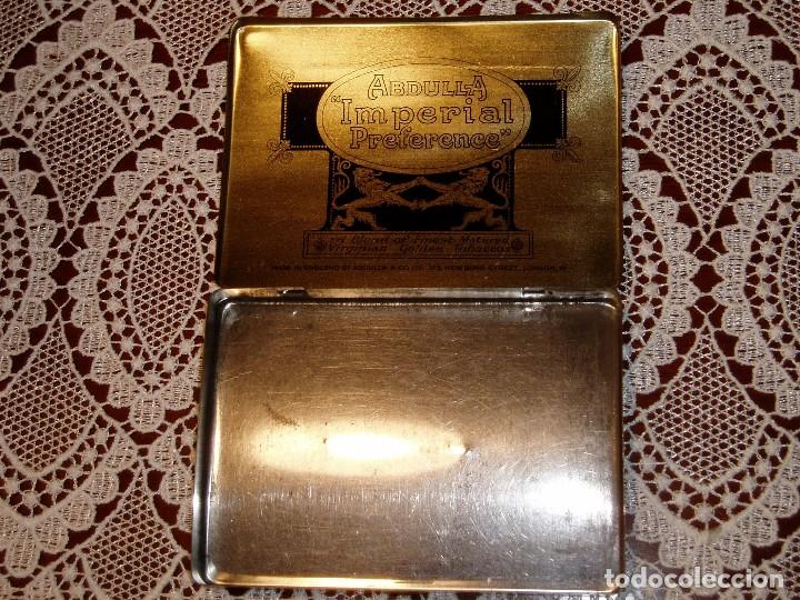 Cajas y cajitas met&aacute;licas: Cajetilla de tabaco antigua Abdullah - Foto 3